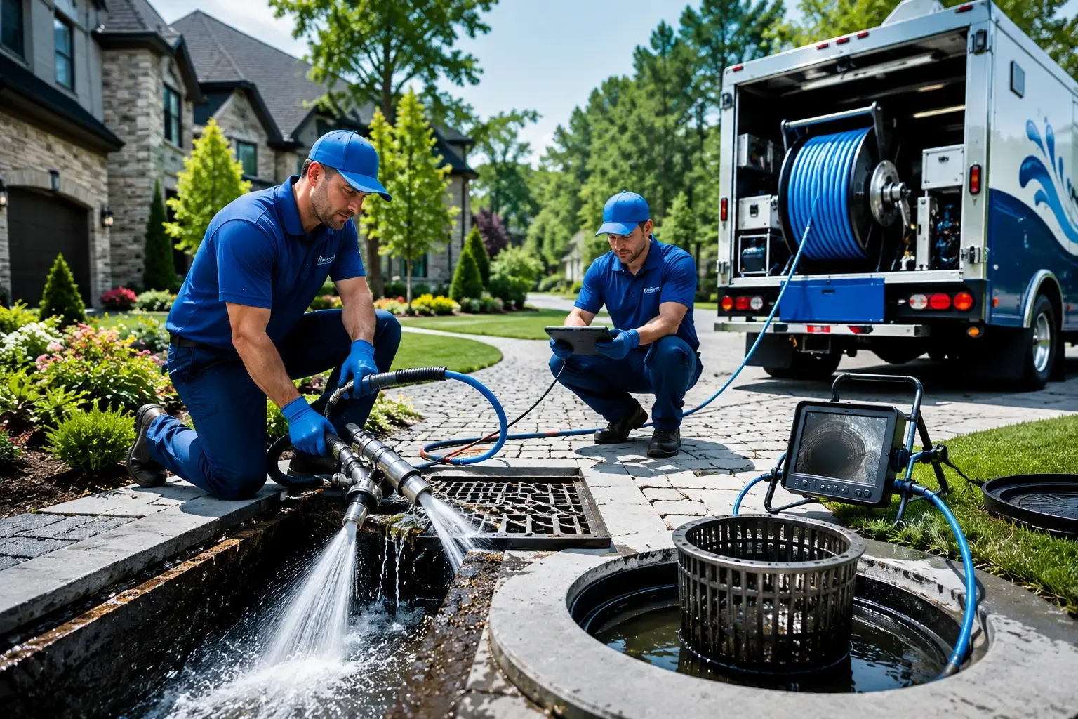 Local outdoor drain cleaning professionals in Blandon, PA