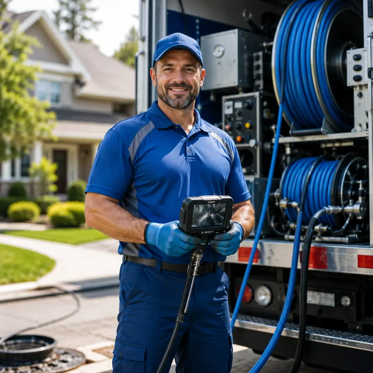 Local outdoor drain cleaning specialists in Blandon, PA